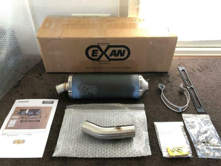 Exan Oval Classic uitlaat demper Kawasaki ZX-6R ZX6R 09-12, Motoren, Onderdelen | Kawasaki, Nieuw, Verzenden