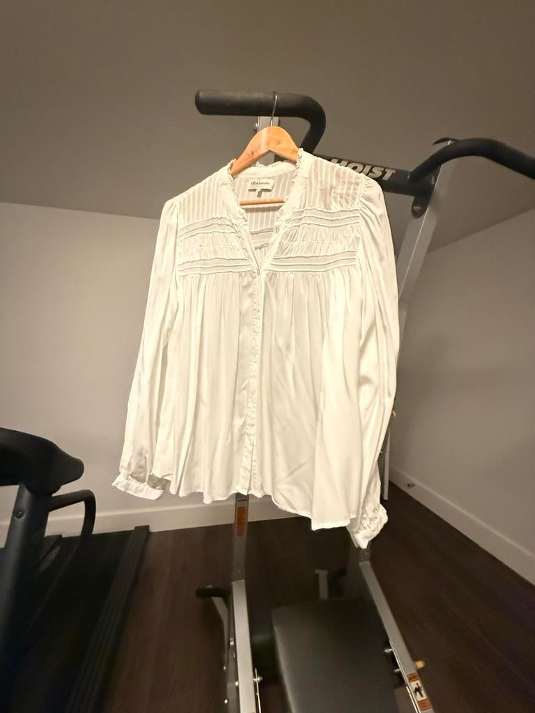 Lollys Laundry Blouse - Wit, Maat XL, Ophalen of Verzenden, Zo goed als nieuw, Maat 46/48 (XL) of groter, Wit