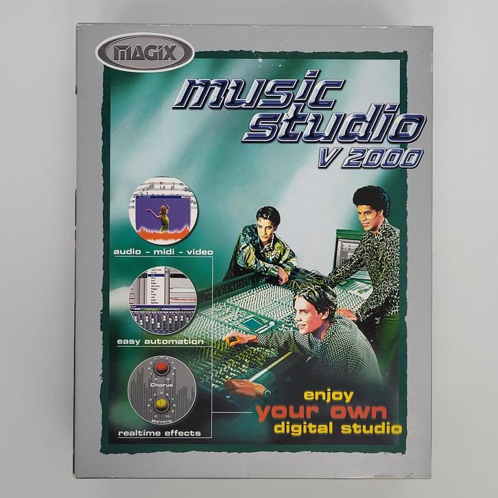 Magix Music Music Studio V 2000 - Big Box - PC CD-ROM, Computers en Software, Audio-software, Gebruikt, Windows, Ophalen of Verzenden