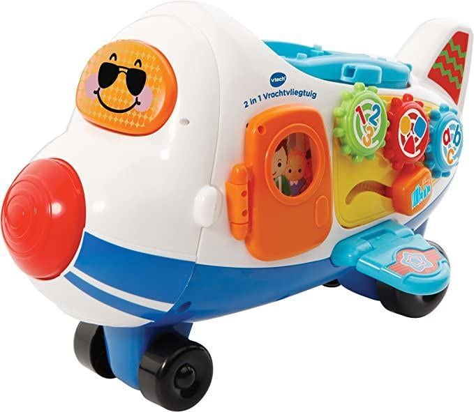 z.g.a.n.: VTech Toet Toet Auto's 2-in-1 vrachtvliegtuig, Ophalen of Verzenden, Zo goed als nieuw, 2 tot 4 jaar