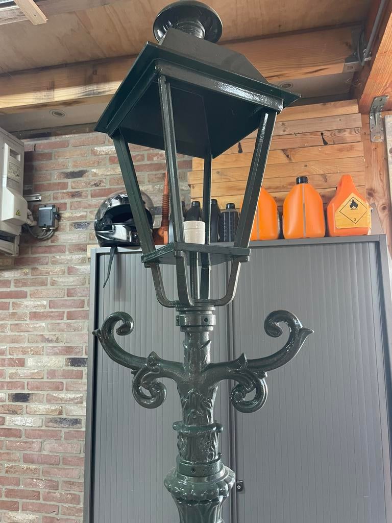 Tuinlantaarn groot, Tuin en Terras, Buitenverlichting, Staande lamp, Ophalen of Verzenden, 50 tot 250 watt, IJzer