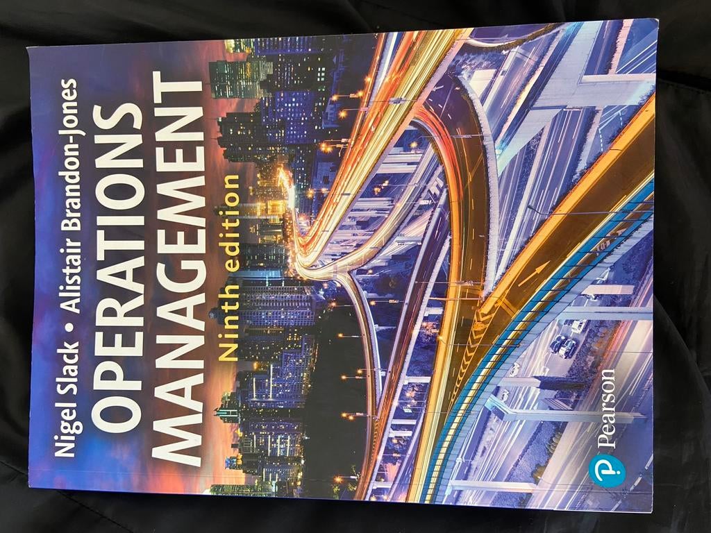 Operations management 9de editie, Boeken, Ophalen of Verzenden, Zo goed als nieuw