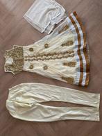 Anarkali jurk maat 32, Ophalen, Beige, Zo goed als nieuw, Maat 34 (XS) of kleiner