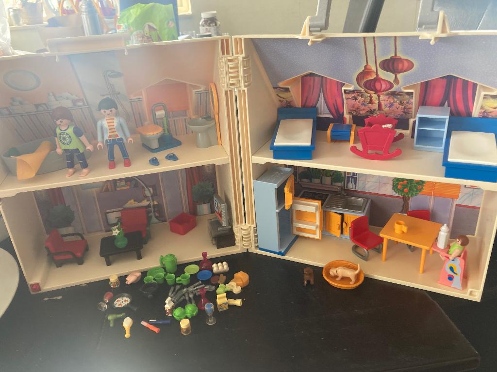 Playmobil meeneem huis poppenhuis, Ophalen of Verzenden