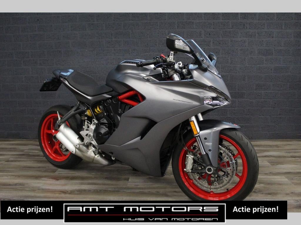 DUCATI SUPERSPORT S (bj 2019) 29,536 km Senna Grey, Motoren, DUCATI, 2 cilinders, Motorrijbewijs A, Bedrijf