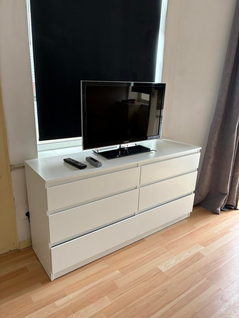 Kast wit 6 lades IKEA KULLEN, Huis en Inrichting, Ophalen, 50 tot 100 cm, Zo goed als nieuw, Minder dan 100 cm