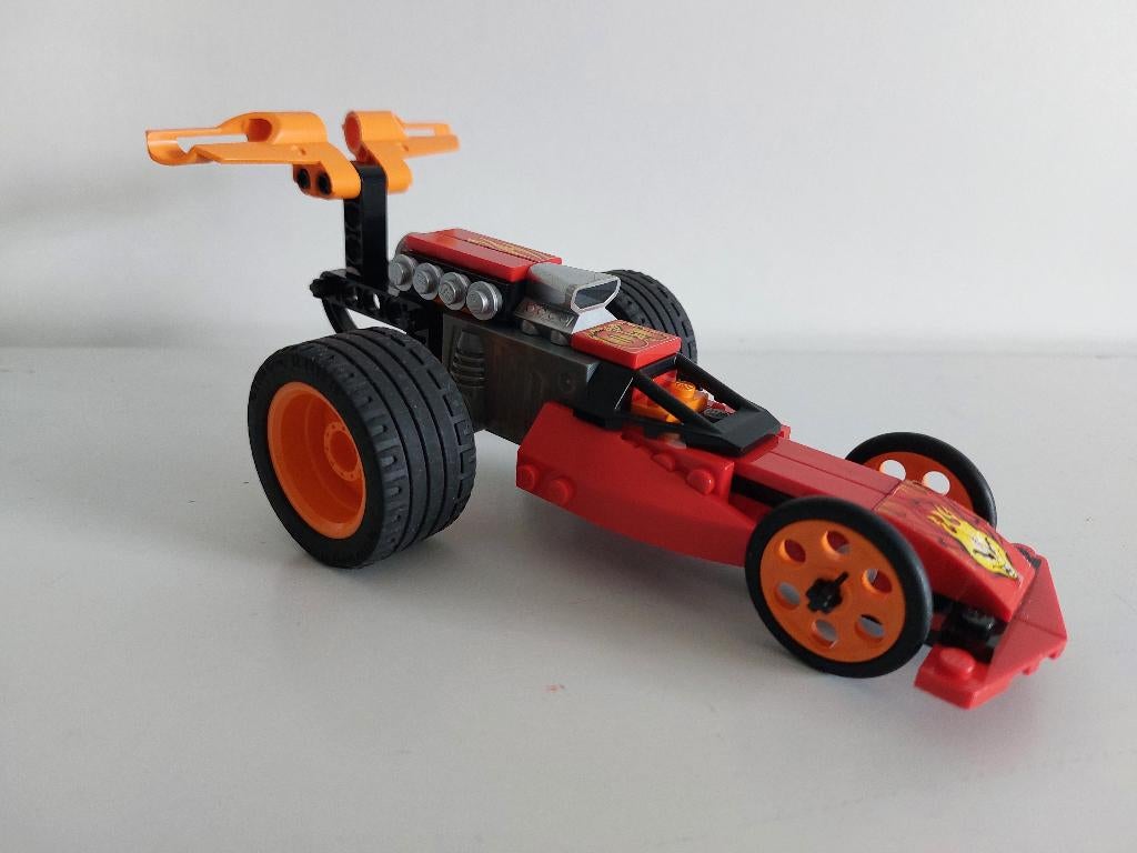 Lego Power Racer - 8667 - Action Wheelie, Overige thema's, Lego, Ophalen of Verzenden, Zo goed als nieuw
