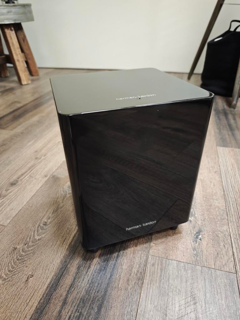 Harman Kardon HKTS200SUB actieve subwoofer, Overige merken, Gebruikt, Subwoofer, Ophalen of Verzenden