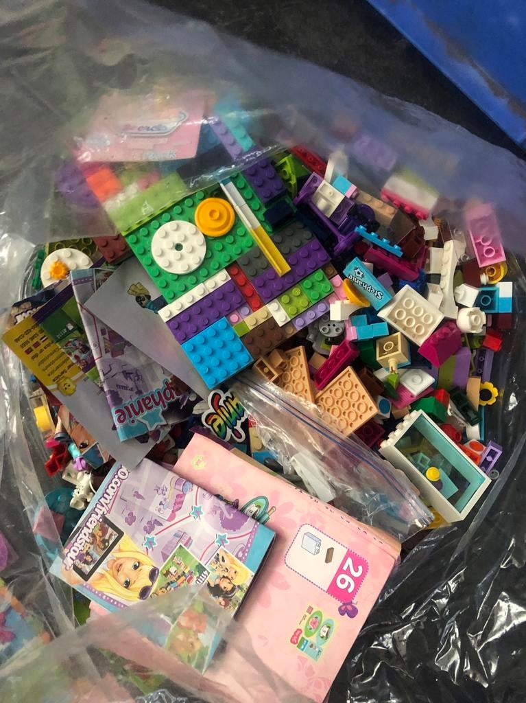 Grote partij Lego Friends met instructieboekjes, Gebruikt, Lego, Friends, Ophalen of Verzenden
