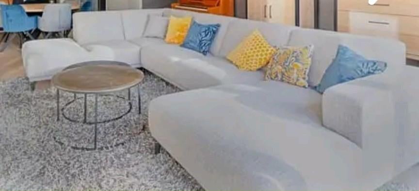 Grote montel balance hoekbank 3 delen 2x lounge prijs 200, Ophalen of Verzenden