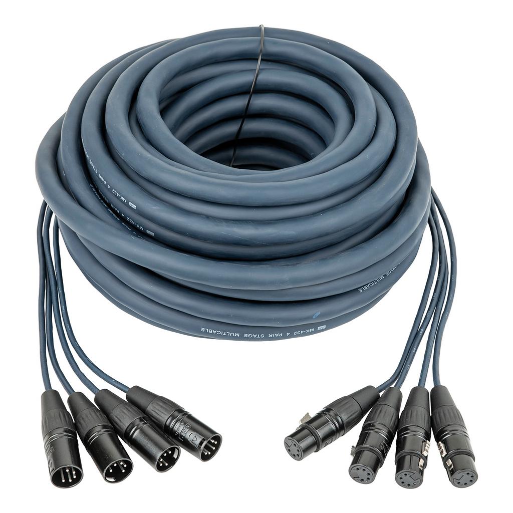 DAP DMX Snake Multi 4-voudig 5-pin XLR 50 meter nieuw, Muziek en Instrumenten, Kabels en Stekkers, Nieuw, Ophalen of Verzenden