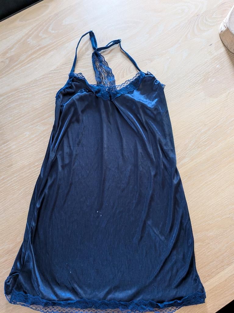 Slaap jurkje maat m, Ophalen of Verzenden, Blauw, Nachtkleding