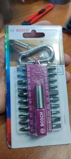 Bosch Bitset 21 Stuks Roze - Schroefbitset met Karabijnhaak, Ophalen of Verzenden, Nieuw