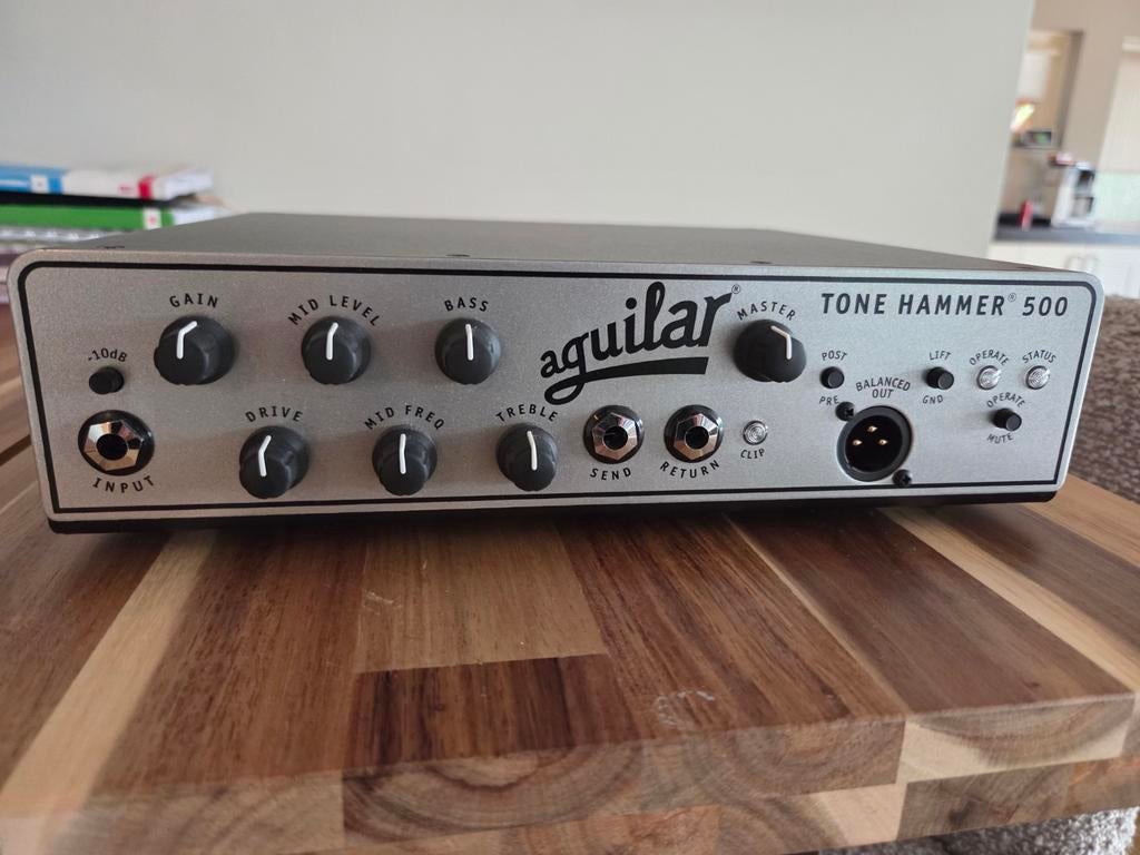 Aguilar Tone Hammer 500 v1 Basversterker, Muziek en Instrumenten, Versterkers | Bas en Gitaar, Ophalen of Verzenden, Zo goed als nieuw