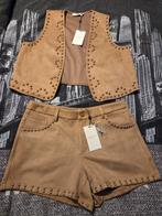 Ambika gilet en short studs nieuw L, Verzenden, Maat 42/44 (L), Nieuw, Zonder mouw