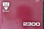 Rover SD1 2300 instrucieboekje handleiding, Auto diversen, Handleidingen en Instructieboekjes, Ophalen