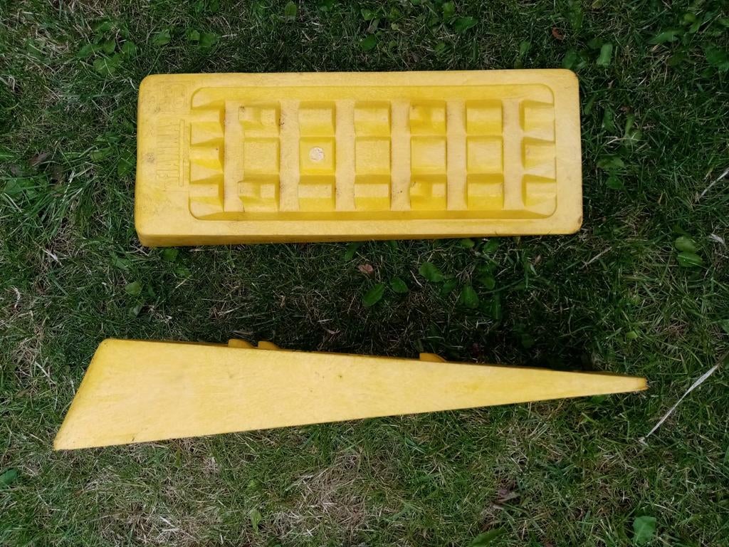 Caravan/camper oprij wiggen 4x, Ophalen