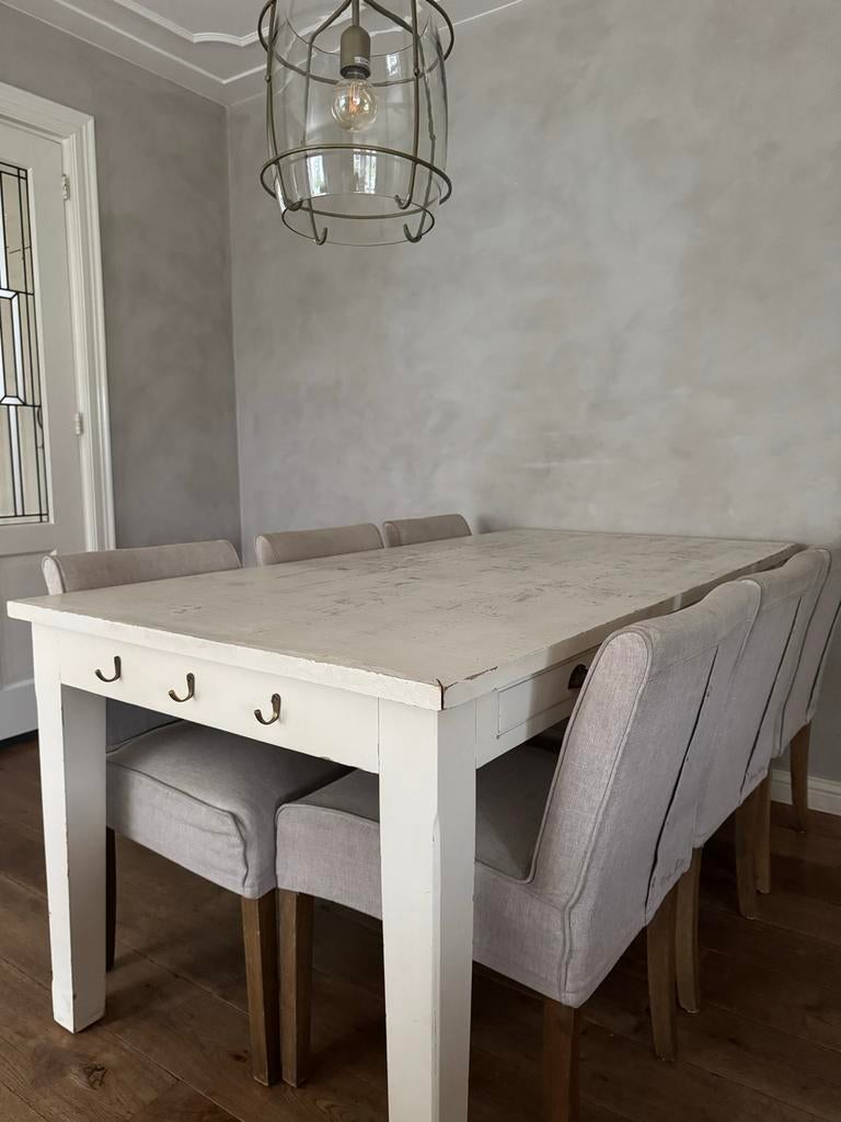 Riviera Maison eettafel, Ophalen, Gebruikt, 50 tot 100 cm, Vijf personen of meer