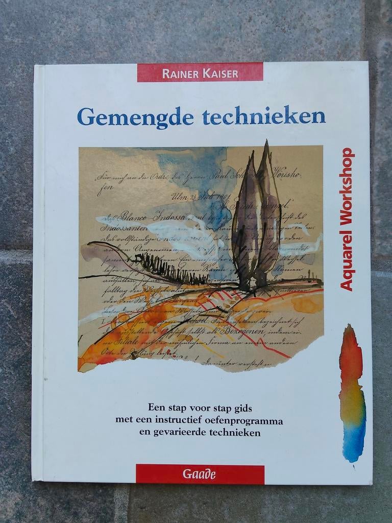 Boek Gemengde Technieken, workshop aquarel, Rainer Kaiser, Hobby en Vrije tijd, Schilderen, Ophalen of Verzenden
