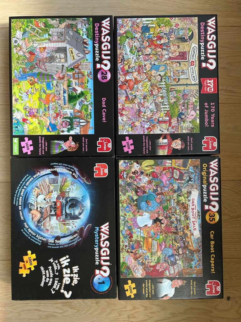 Diverse Wasgij Puzzels, Ophalen of Verzenden, 500 t/m 1500 stukjes, Zo goed als nieuw, Legpuzzel