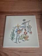 Prachtige retro vintage wandtegel, Ophalen of Verzenden