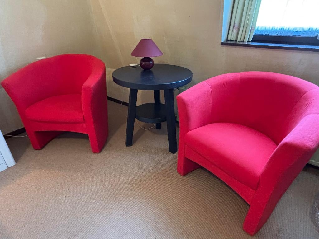 Stoelen, Ophalen, Gebruikt, Twee, Stof