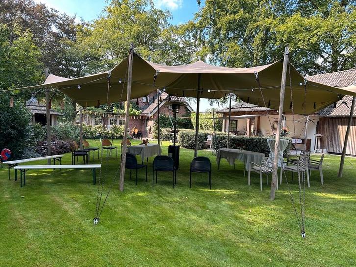 TE HUUR: *STRETCHTENT*, Tuin en Terras, Partytenten, 8 meter of meer, 6 meter of meer, Ophalen of Verzenden