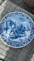 Delfts blauw bord, Ophalen