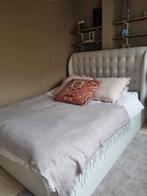 Tweepersoonsbed Maison du Monde - met opbergfunctie, Ophalen, Beige, Tweepersoons, 140 cm