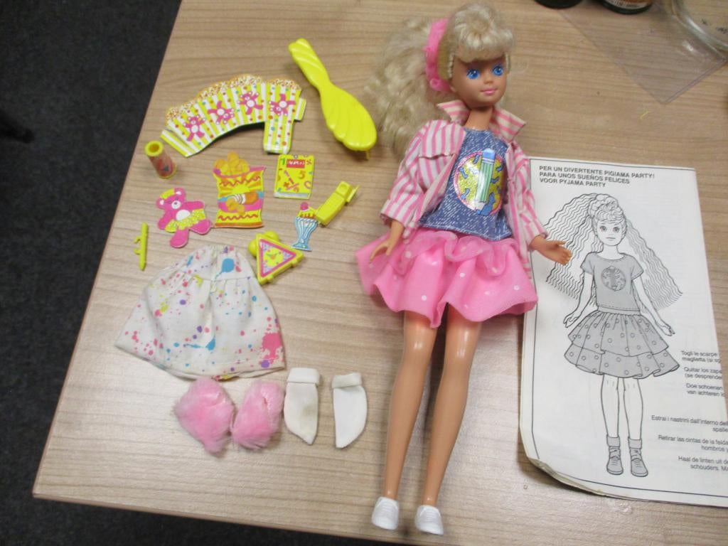 1988 BARBIE/ SKIPPER TEEN TIME  met accessoires, Verzenden, Gebruikt, Fashion Doll