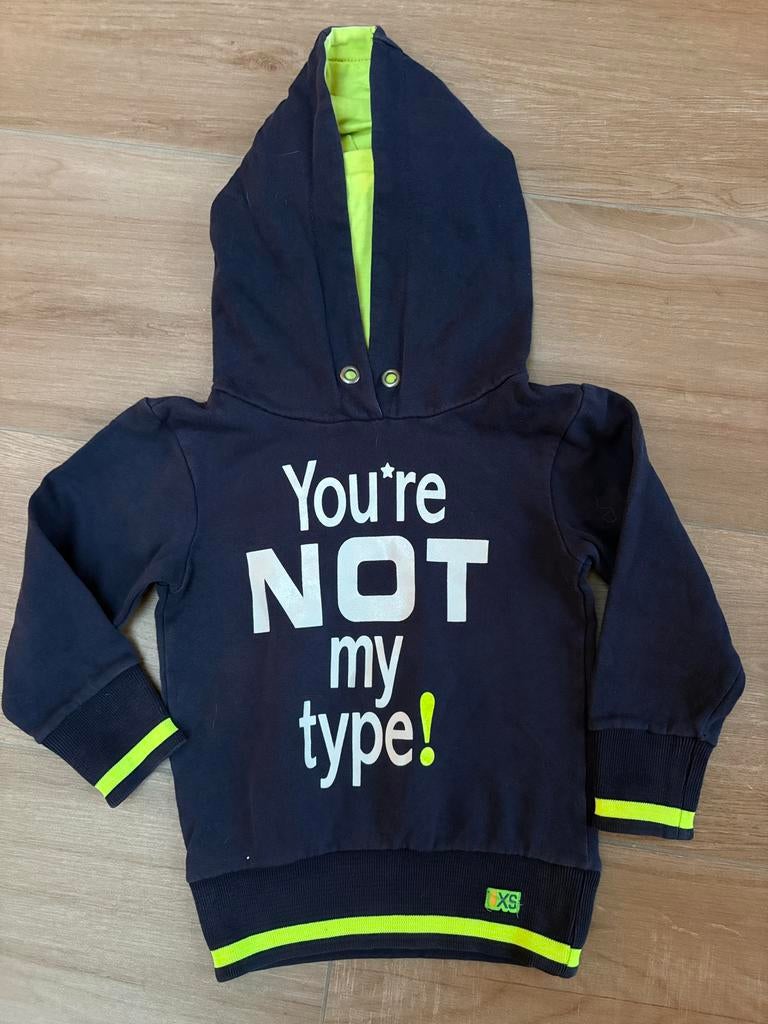 Funky XS Trui met capuchon - Maat 98/104, Kinderen en Baby's, Kinderkleding | Maat 98, Gebruikt, Jongen, Trui of Vest, Ophalen of Verzenden