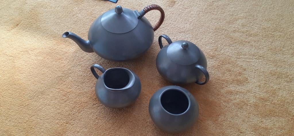Meeuws Den Haag Tin servies, Overige materialen, Ophalen of Verzenden, Zo goed als nieuw, Overige stijlen