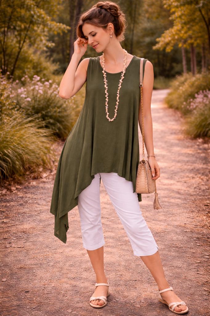 Nieuwe donker olijfgroene top van Barbara Speer maat 2/XL-42, Barbara Speer, Maat 42/44 (L), Nieuw, Ophalen of Verzenden