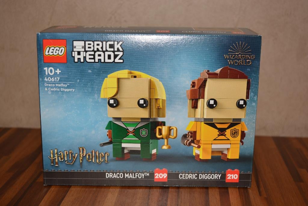 LEGO 40617 Draco Malfoy & Cedric Diggory BrickHeadz Nieuw!, Ophalen of Verzenden, Nieuw, Complete set, Lego