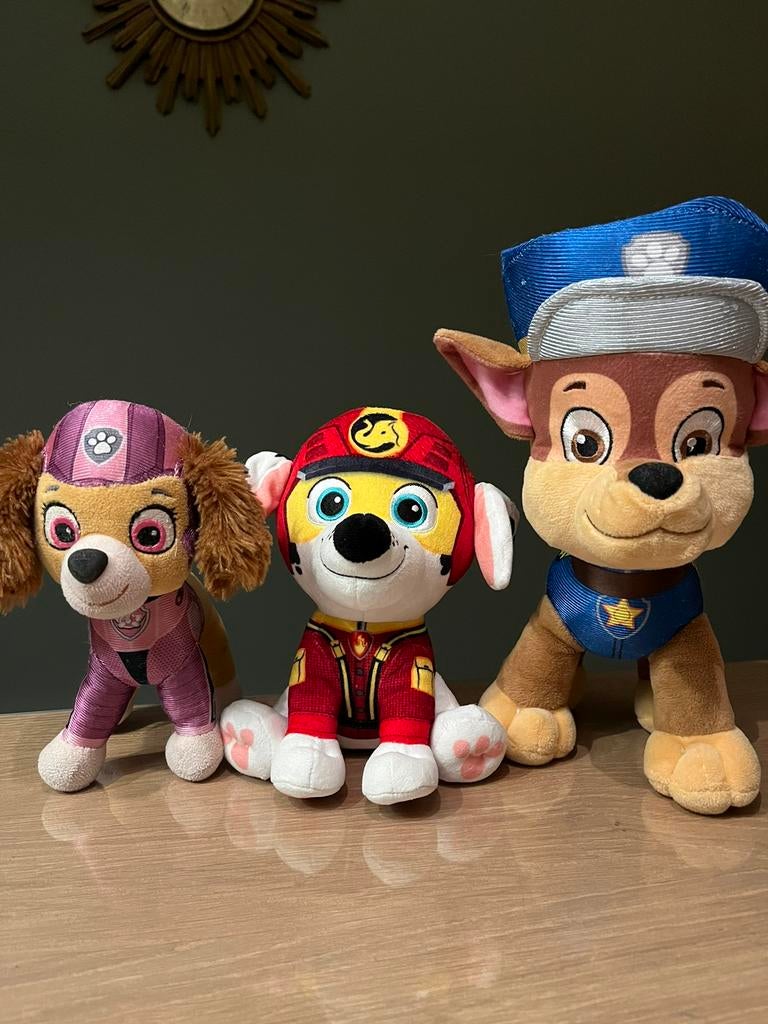 Leuke set Paw patrol knuffels, Kinderen en Baby's, Speelgoed | Knuffels en Pluche, Ophalen of Verzenden, Overige typen