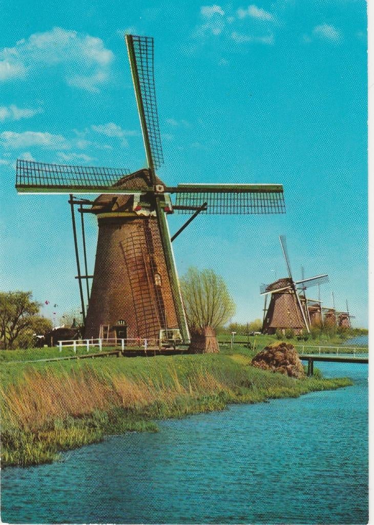 KINDERDIJK Molens, Verzenden, 1980 tot heden, Ongelopen, Zuid-Holland