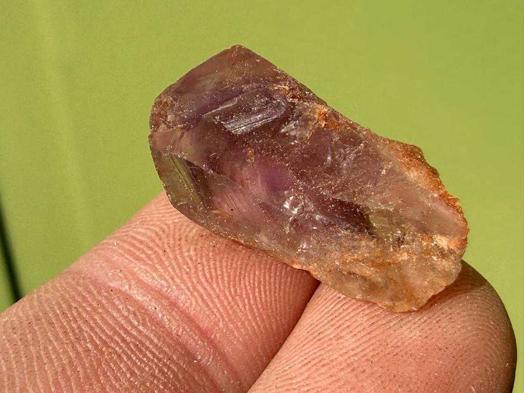 Fantoom Amethist puntje mineralen uit Bolivia W, Ophalen of Verzenden, Mineraal
