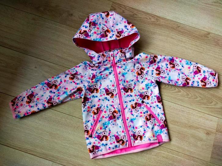 Izgs! Superfijne Frozen softshelljas van H&M! Mt 104, Kinderen en Baby's, Kinderkleding | Maat 104, Gebruikt, Meisje, Jas, Ophalen of Verzenden