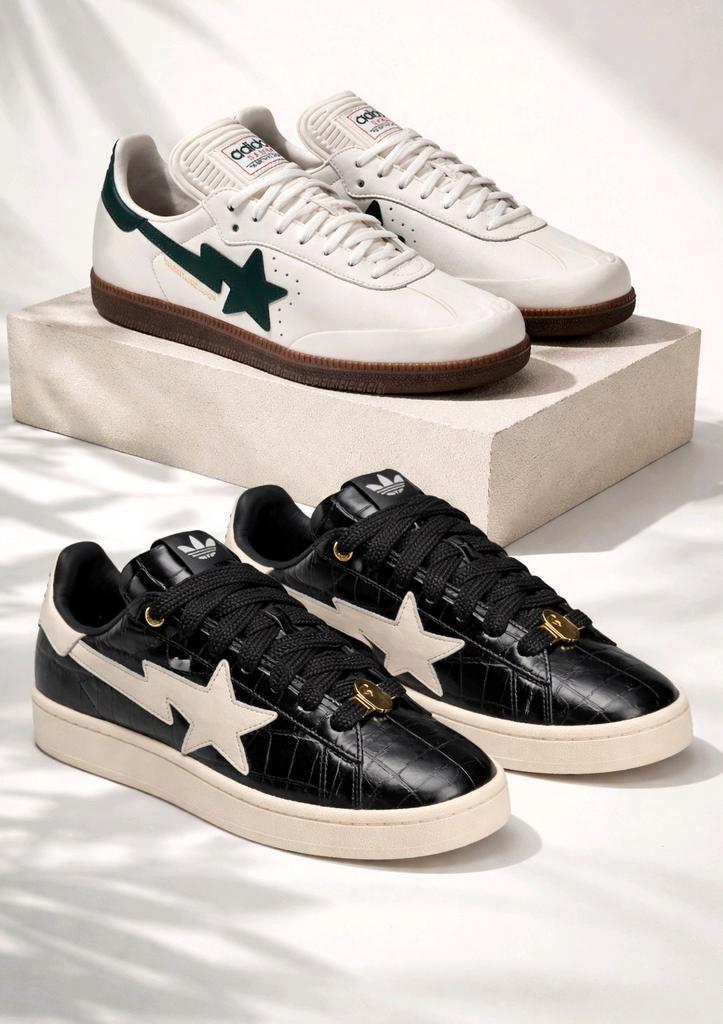 Adidas Samba x Bape & Adidas Campus OOS x Bape maat 43 1/3, Kleding | Heren, Schoenen, Nieuw, Zwart, Ophalen of Verzenden