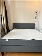 Sabovik Ikea bed, 160 cm, Grijs, Ophalen of Verzenden, Zo goed als nieuw