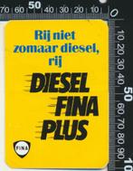 Sticker: Fina - Diesel Fina Plus, Auto of Motor, Ophalen of Verzenden