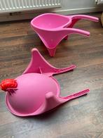 Twee roze speelgoed kruiwagens, Ophalen, Gebruikt