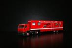 995 herpa iveco eurotech brandweer oplegger 1:87 truck trein, Ophalen of Verzenden, Zo goed als nieuw, Bus of Vrachtwagen, Herpa