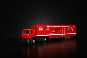 995 herpa iveco eurotech brandweer oplegger 1:87 truck trein beschikbaar voor biedingen