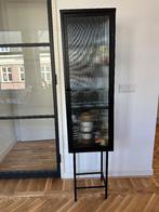 Glazen vitrinekast, Ophalen, Minder dan 50 cm, Met deur(en), Zo goed als nieuw
