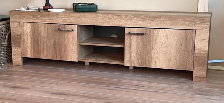 Meubels eiken kleur, Huis en Inrichting, Kasten | Televisiemeubels, Gebruikt, 150 tot 200 cm, 50 tot 100 cm, 75 cm of meer, Overige houtsoorten