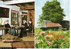Ansichtkaart	Noord-Brabant	klederdracht  	Boerderij	2-luik, Verzenden, 1960 tot 1980, Gelopen, Noord-Brabant