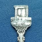 verzilverd lepeltje Sluis, Tiel (JS Zn), Antiek en Kunst, Ophalen of Verzenden