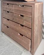 Mooie grenen commode met lades - Scandinavische look, Ophalen, Gebruikt, 100 tot 150 cm, Scandinavisch