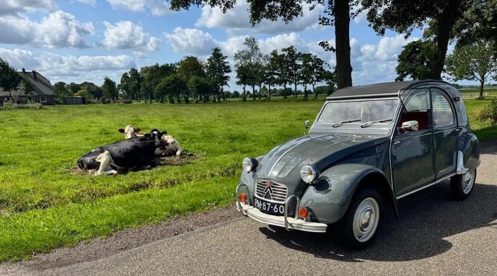 Citroën 2CV AZAM 1964, Auto's, Citroën, Particulier, 2CV, Benzine, Sedan, Handgeschakeld, Geïmporteerd, Zilver of Grijs, Stof